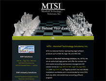 Tablet Screenshot of mtsisolutions.com